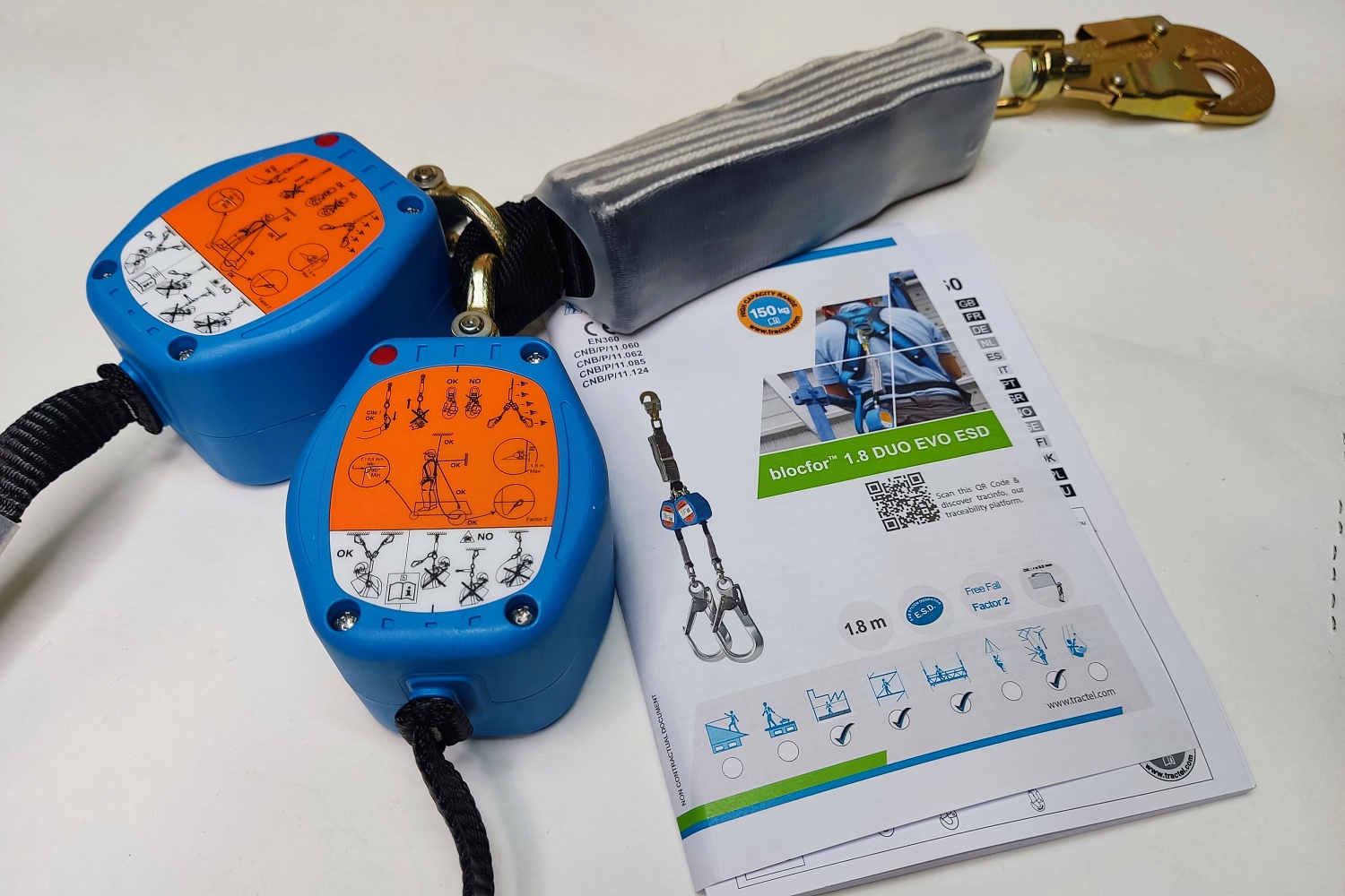 СИЗ втягивающего типа Blocfor™ 1.8B DUO EVO M51-M47 | 1.8 м | Tractel