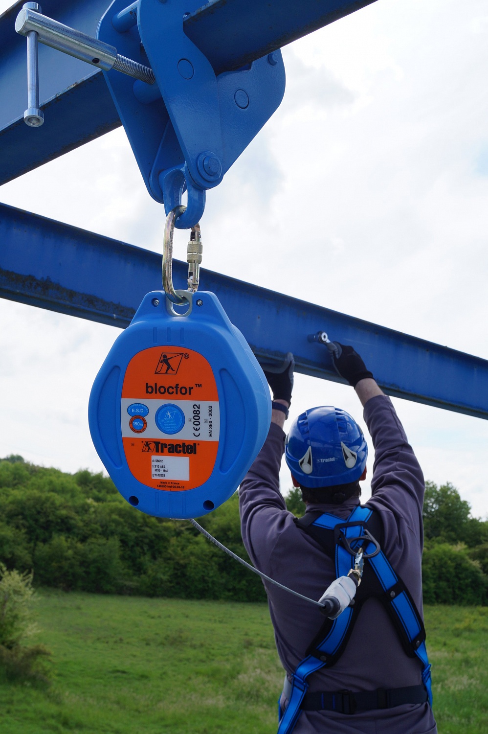 СИЗ втягивающего типа Blocfor™ 10 ESD M47-M10 | 10 м | Tractel