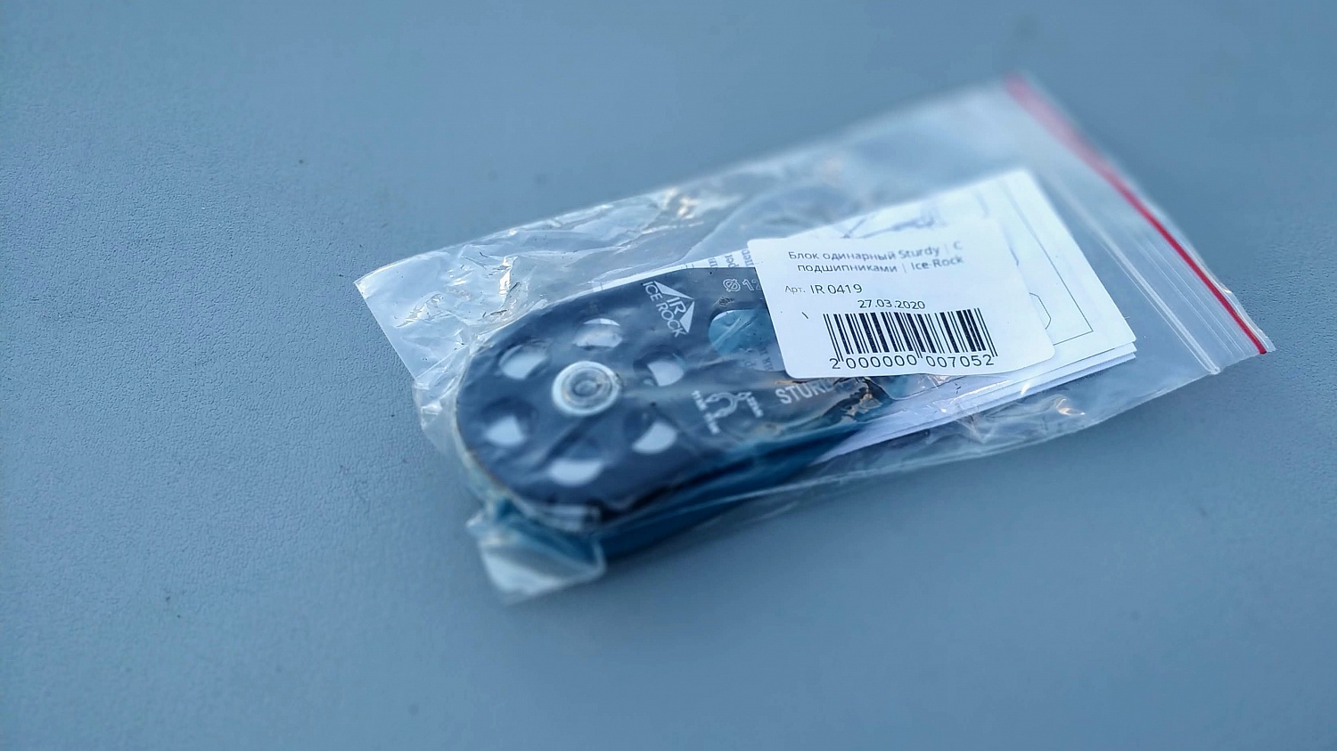 Блок одинарный Sturdy | С  подшипниками | Ice-Rock