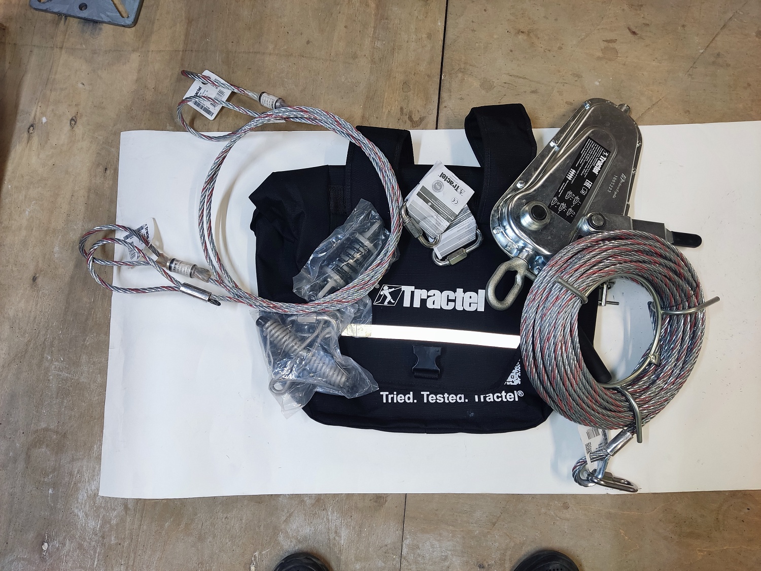 Временная анкерная линия Tirsafe | Комплект | Tractel