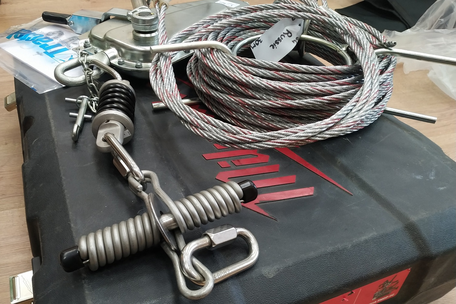 Временная анкерная линия Tirsafe | Комплект | Tractel