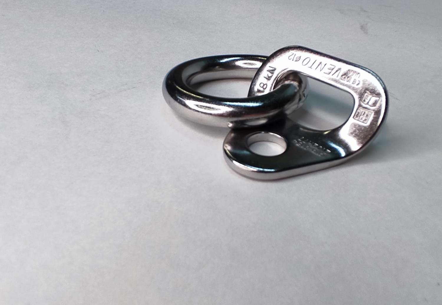 Шлямбурное ухо с кольцом | 12 мм | SS | Vento