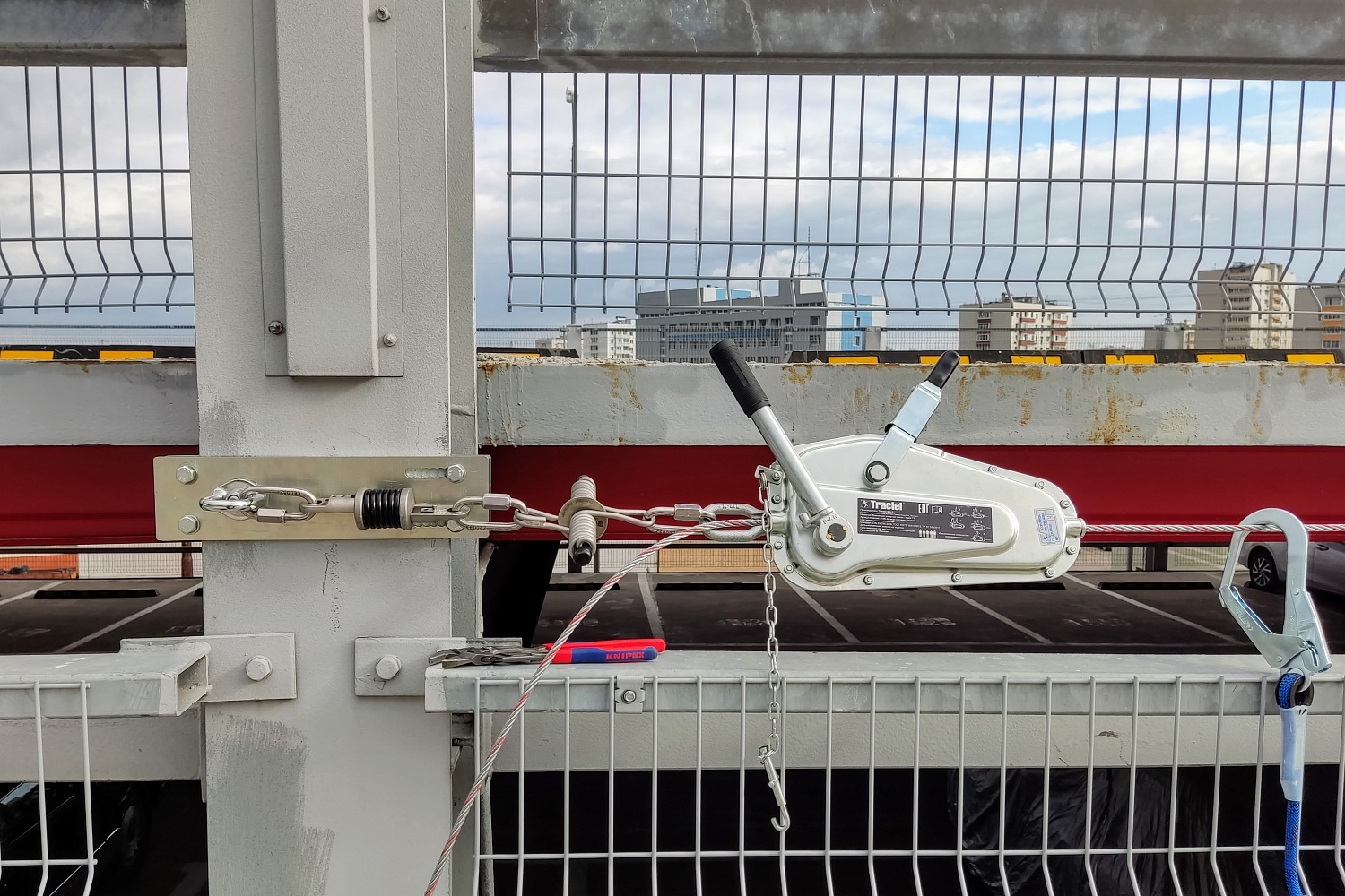 Временная анкерная линия Tirsafe | Комплект | Tractel