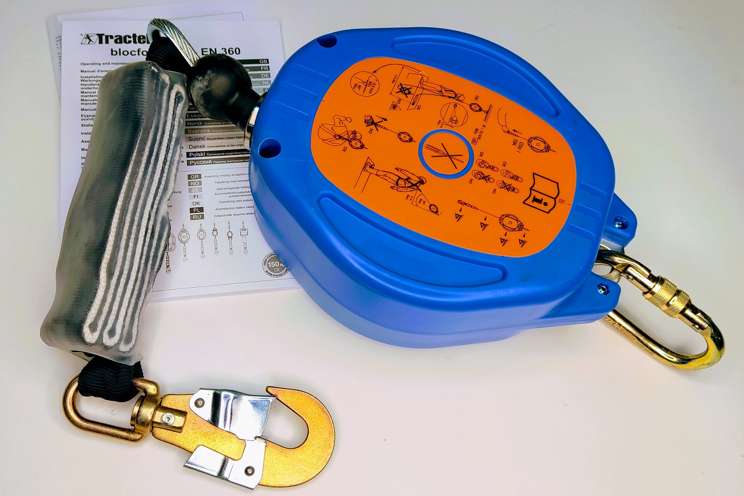 СИЗ втягивающего типа Blocfor™ 10 ESD M47-M10 | 10 м | Tractel