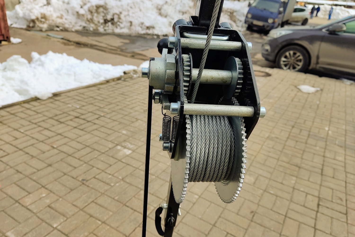 Штатив-тренога ТМ-1л | C лебёдкой ЛТ-01 | Молот