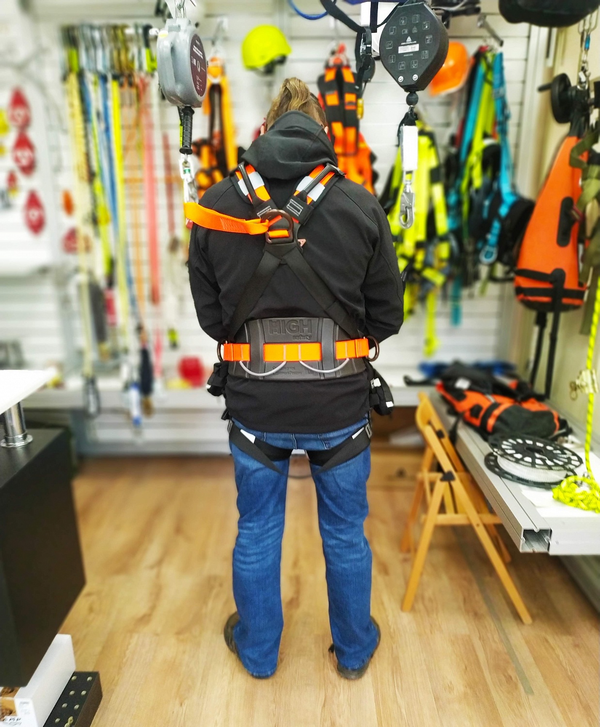 Привязь страховочная Bazis | С поясом | 2019 | High Safety