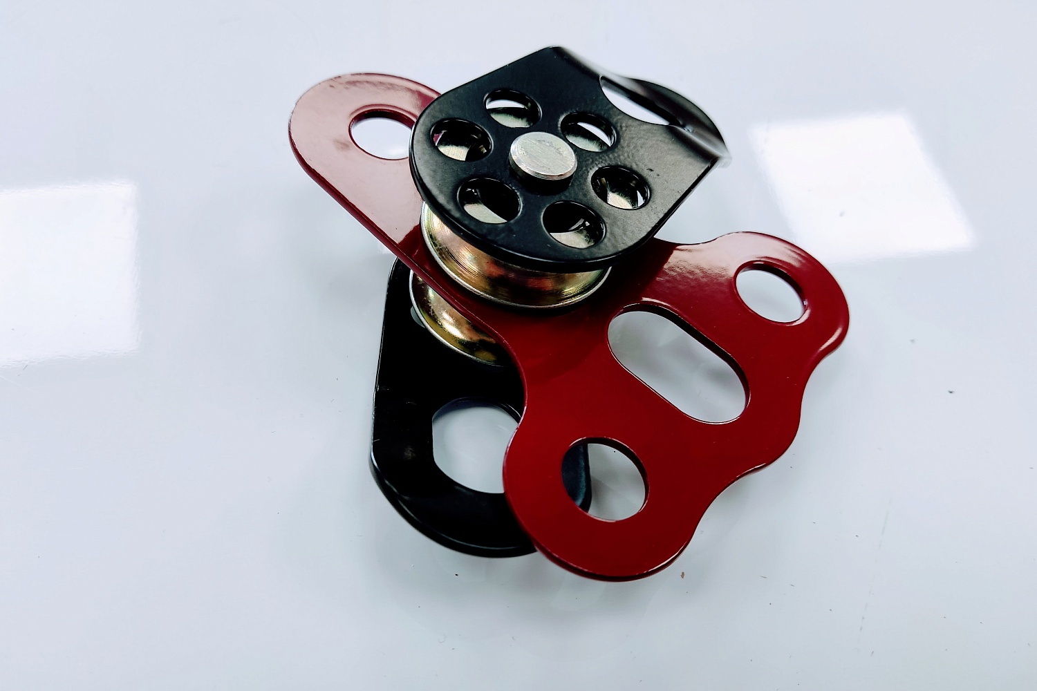 Блок двойной Про 0431 | Стальной | С подшипниками | Вертикаль