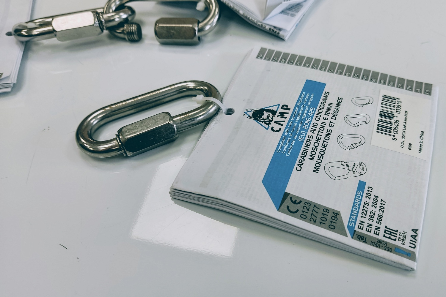 Карабин Oval Stainless Steel  Plated Quick Link | 8 mm | CAMP