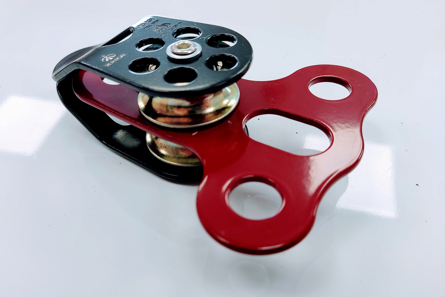 Блок двойной Про 0431 | Стальной | С подшипниками | Вертикаль